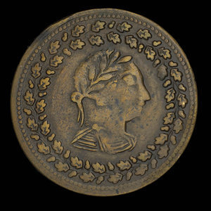 Canada, unknown, 1/2 penny : 1812