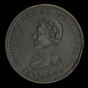 Canada, unknown, 1/2 penny : 1813