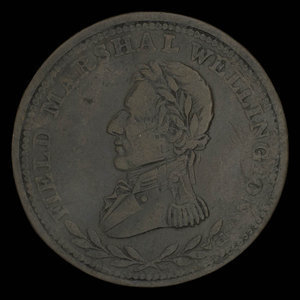 Canada, unknown, 1/2 penny : 1813