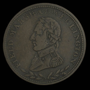 Canada, unknown, 1/2 penny : 1813