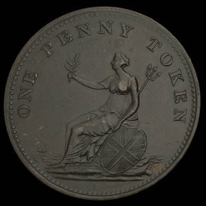 Canada, unknown, 1 penny : 1813