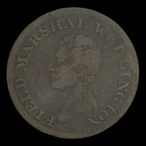 Canada, unknown, 1/2 penny : 1805