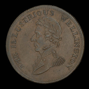 Canada, unknown, 1/2 penny : 1816