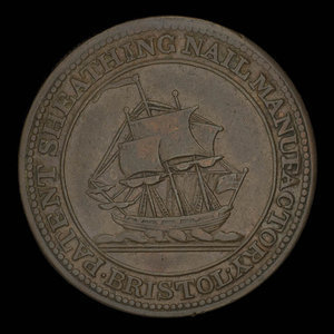 Great Britain, Bristol Brass & Copper Company, 1/2 penny : 1811