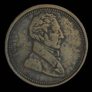 Canada, unknown, 1/2 penny : 1830