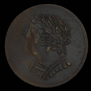 Canada, unknown, 1/2 penny : 1820