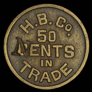 Canada, Hudson's Bay Company, 50 cents :