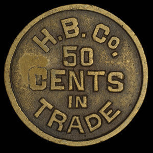 Canada, Hudson's Bay Company, 50 cents :