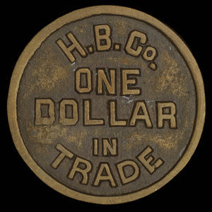 Canada, Hudson's Bay Company, 1 dollar :