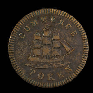 Canada, Francis Mullins & Son, 1/2 penny : 1829