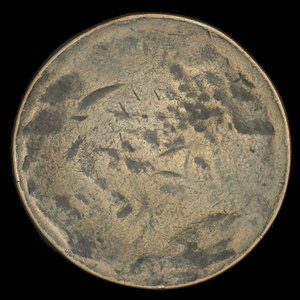 Canada, unknown, 1/2 penny : 1838