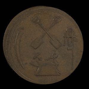 Canada, T.S. Brown & Company, 1/2 penny : 1837