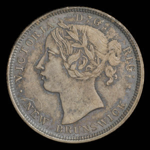 Canada, Victoria, 20 cents : 1862