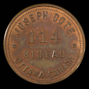 Canada, Joseph Côté, no denomination : 1895