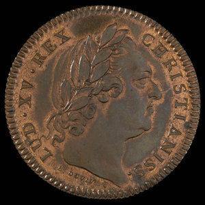 France, Louis XV, no denomination : 1758