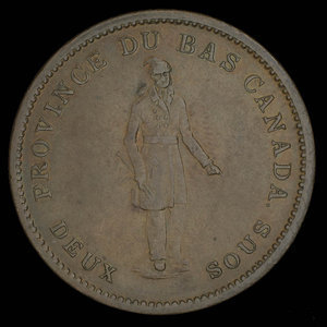 Canada, Bank of Montreal, 1 penny : 1837