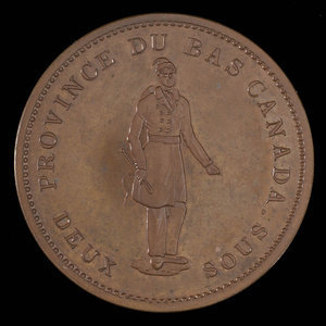 Canada, Banque du Peuple (People's Bank), 1 penny : 1837