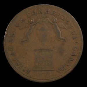 Canada, unknown, 1/2 penny : 1816