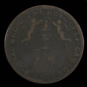 Canada, unknown, 1/2 penny : 1816