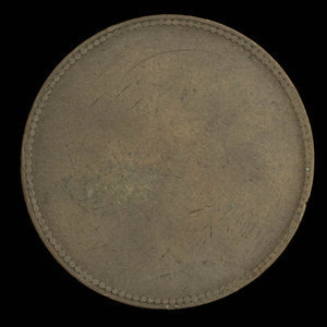 Canada, unknown, 1/2 penny : 1835