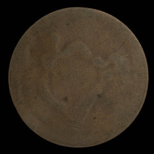 Canada, unknown, 1/2 penny : 1838