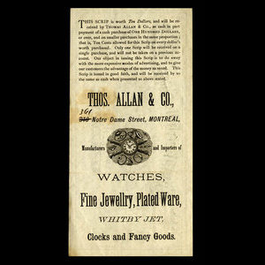 Canada, Thomas Allan & Co., 10 dollars : 1894