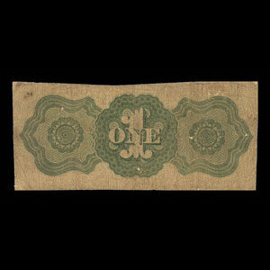 Canada, St. Stephen's Bank, 1 dollar : May 1, 1863