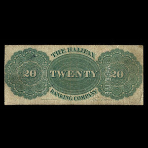 Canada, Halifax Banking Company, 20 dollars : September 1, 1871