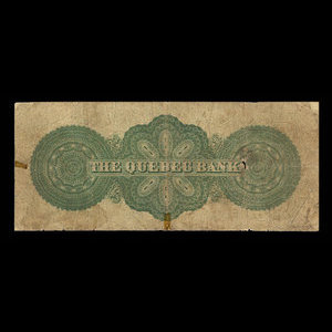 Canada, Quebec Bank, 1 dollar : January 2, 1863