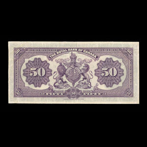 Canada, Royal Bank of Canada, 50 dollars : January 3, 1927