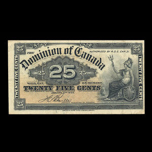 Canada, Dominion of Canada, 25 cents : January 2, 1900