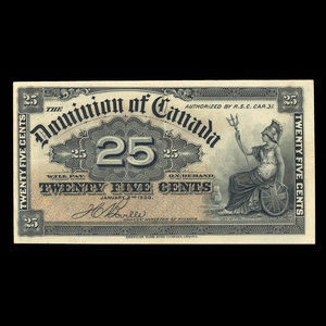 Canada, Dominion of Canada, 25 cents : January 2, 1900