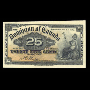 Canada, Dominion of Canada, 25 cents : January 2, 1900