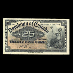 Canada, Dominion of Canada, 25 cents : January 2, 1900