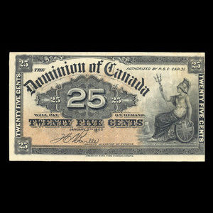 Canada, Dominion of Canada, 25 cents : January 2, 1900