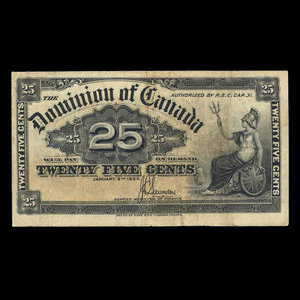 Canada, Dominion of Canada, 25 cents : January 2, 1900