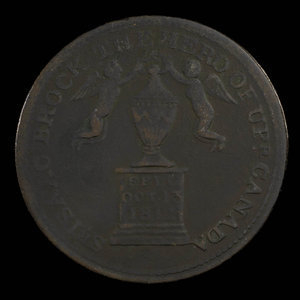 Canada, unknown, 1/2 penny : 1816