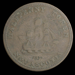 Canada, Starr & Shannon, 1/2 penny : 1815