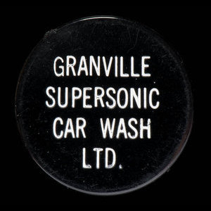 Canada, Granville Supersonic Car Wash Ltd., no denomination : 1967