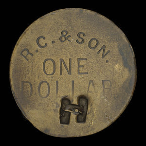 Canada, R.C. & Son, 1 dollar : 1914