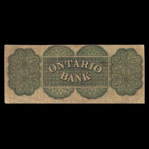 Canada, Ontario Bank, 1 dollar : August 15, 1861