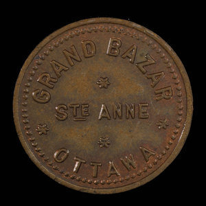 Canada, Ste. Anne Church, 1 admission, 5 cents : 1892