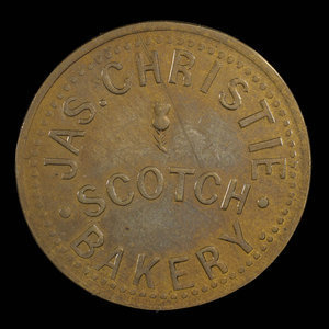 Canada, Scotch Bakery, 1 loaf, bread : 1893