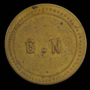 Canada, Gédéon Normandin (G.N.), 5 cents : 1895