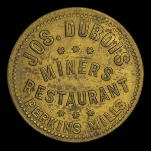 Canada, Jos. Dubois, 1 meal : 1891