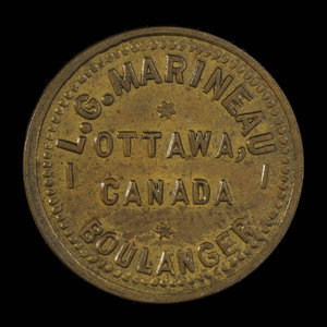 Canada, L.G. Marineau, 1/2 loaf, bread : 1917