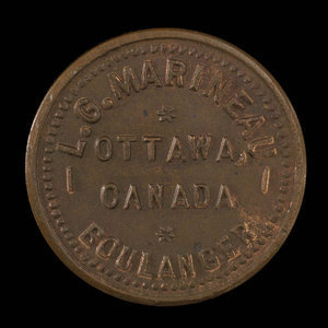 Canada, L.G. Marineau, 1/2 loaf, bread : 1917