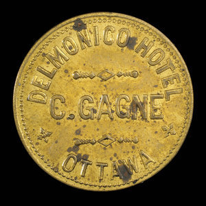 Canada, C. Gagne, 1 drink, 15 cents : 1890