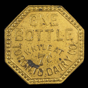 Canada, Toronto Dairy Co., 1 bottle, milk : 1895