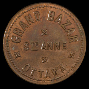 Canada, Ste. Anne Church, 1 admission, 10 cents : 1892